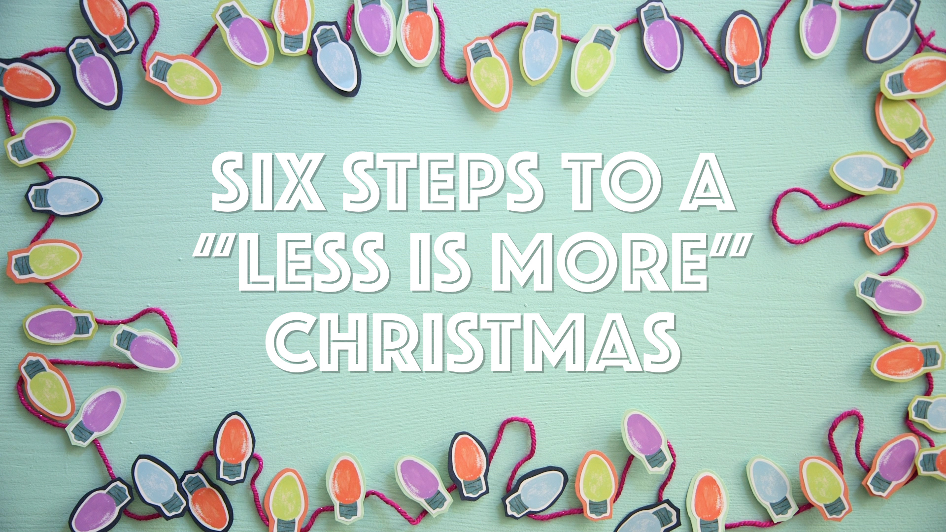 Less is More Christmas